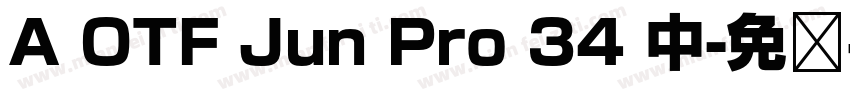 A OTF Jun Pro 34 中字体转换